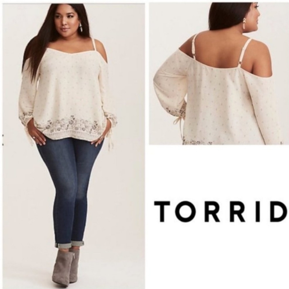 5 for $20 Torrid cold shoulder top